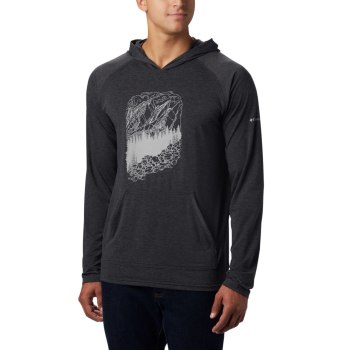 Columbia Trail Shaker III Long Sleeve, Sudaderas Con Capucha Grises Oscuro Para Hombre | 321674-KDL